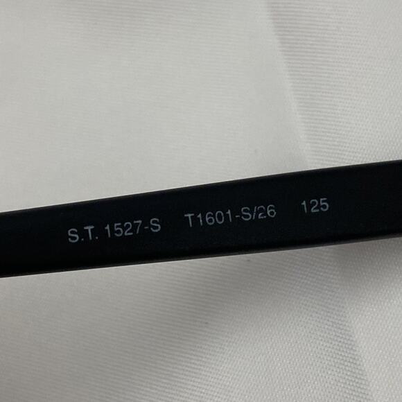 Vintage Sergio Tacchini FRAMES ONLY S.T. T. 1527 Black Unknown Prescription - Picture 5 of 13